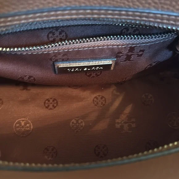 Tory Burch Leather Theo Satchel - Picture 4 of 8